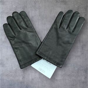 Calvin Klein Men’s Black Leather Driving Gloves Size Large Reticketed Macy’s Tag